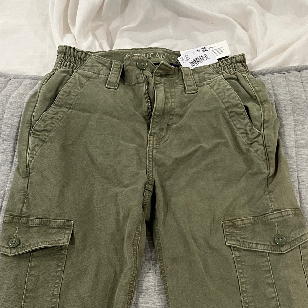 American Eagle Outfitters Men's Olive Cargo Pants